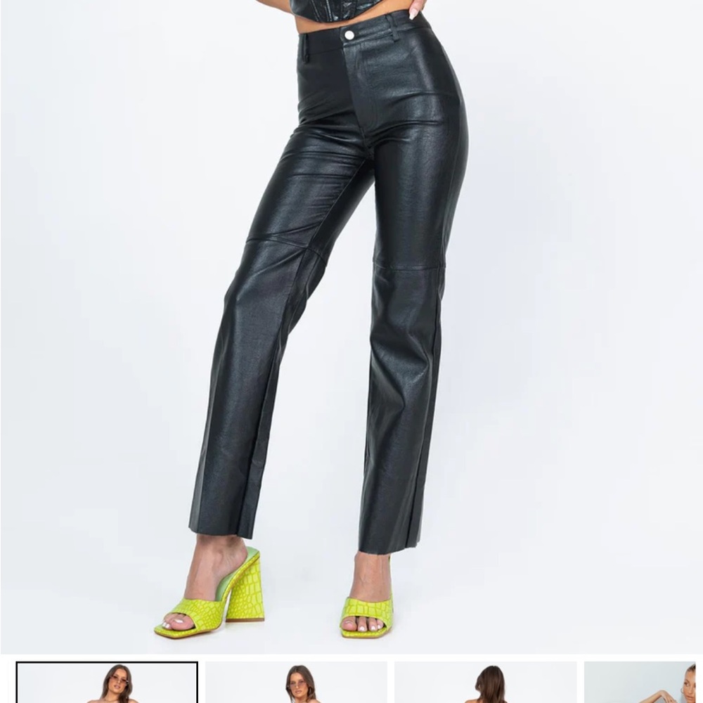 Princess Polly Macey Pants Black